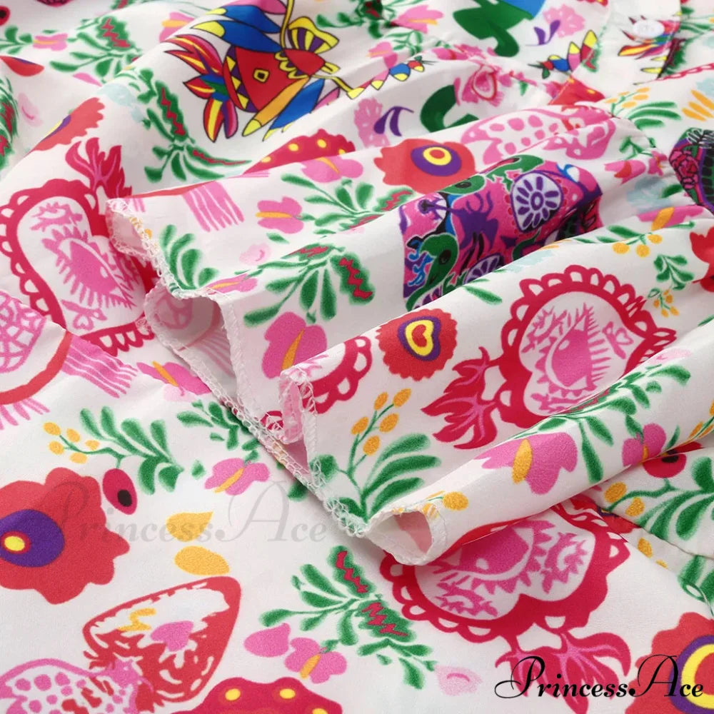 Summer Y2k Ladies Loose Bohemian Short Women’s Boho Dress