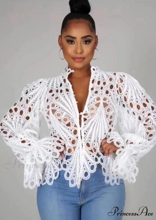 Suzanna Lace Top White / S