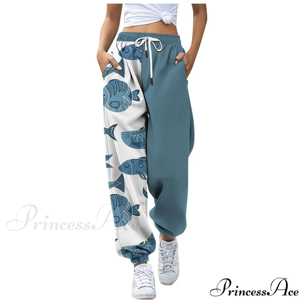 Sweatpants Casual Animal Printed Pattern Trousers