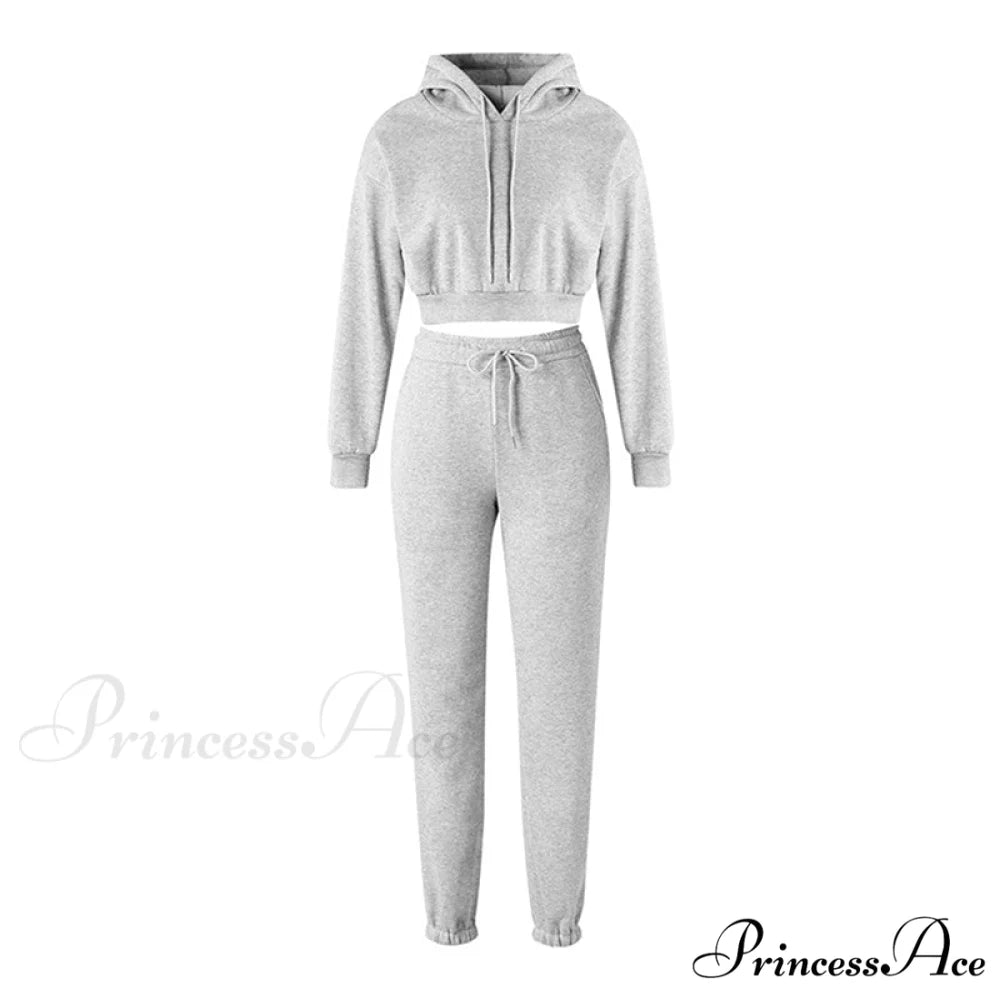 Sweatpants Tracksuit Women’s Hoodies and Winter Fashion Set