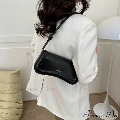 Synthetic Leather Underarm Shoulder Crossbody Bag shoulder-250126