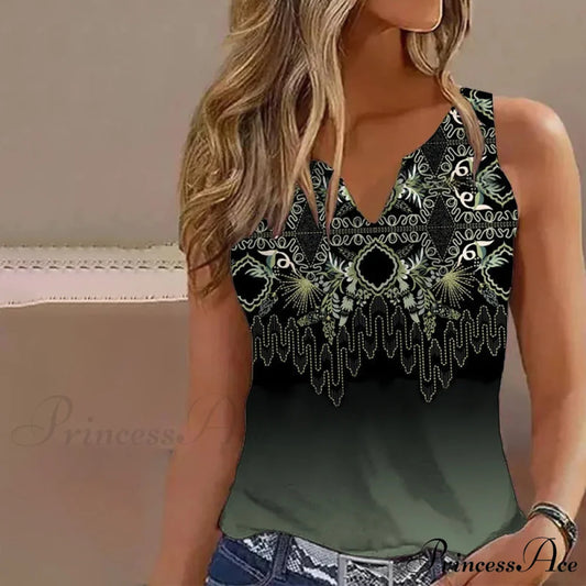 Tank Ethnic Top Multicolor / S