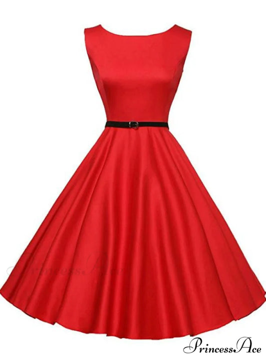 Tea Vintage Gown - Black Sleeveless S / BLACK