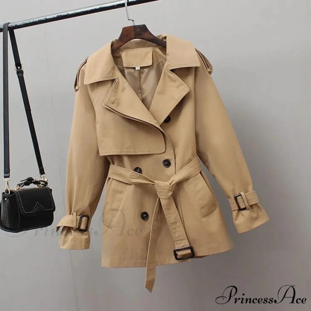Temperament Windbreaker Trench Coat