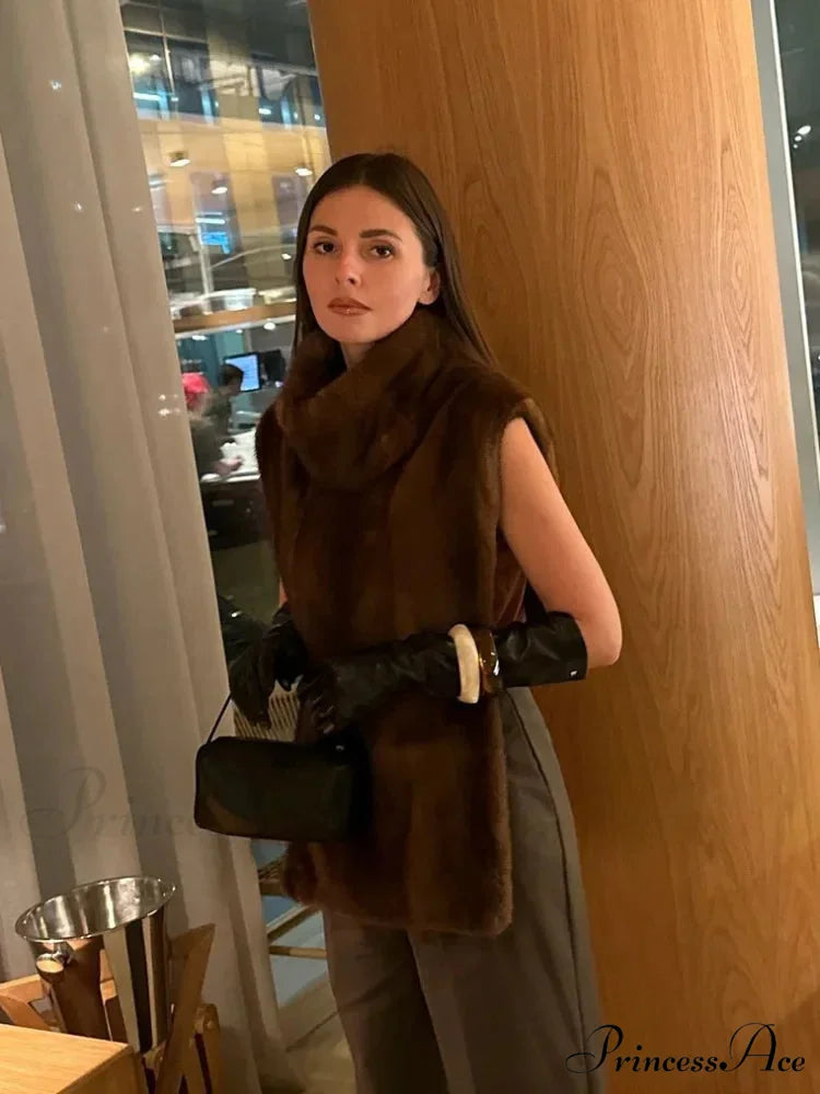 Thicken Cozy Sleeveless Vest Coat coats-241228