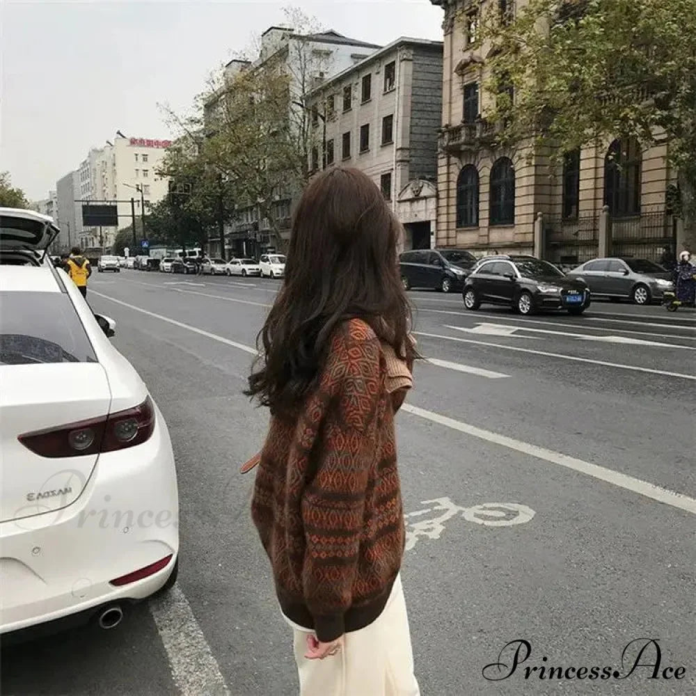 Thickened Broad Soft Vintage Style Sweater swraters-241228