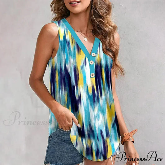 Tie-Dye Tank Top Multicolor / S