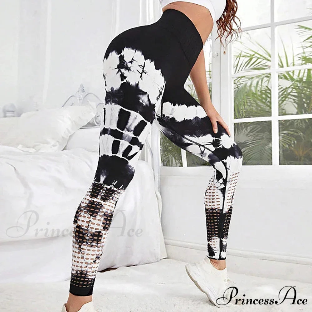 Tie Dyed Out High Waist Fitness Gym Legging