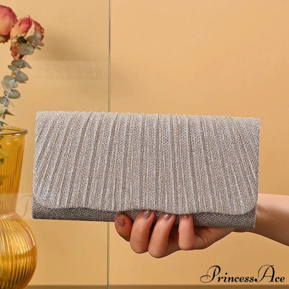 Tiny Bride Sparkling Purse Wristlet 1188golden wristlet-250126