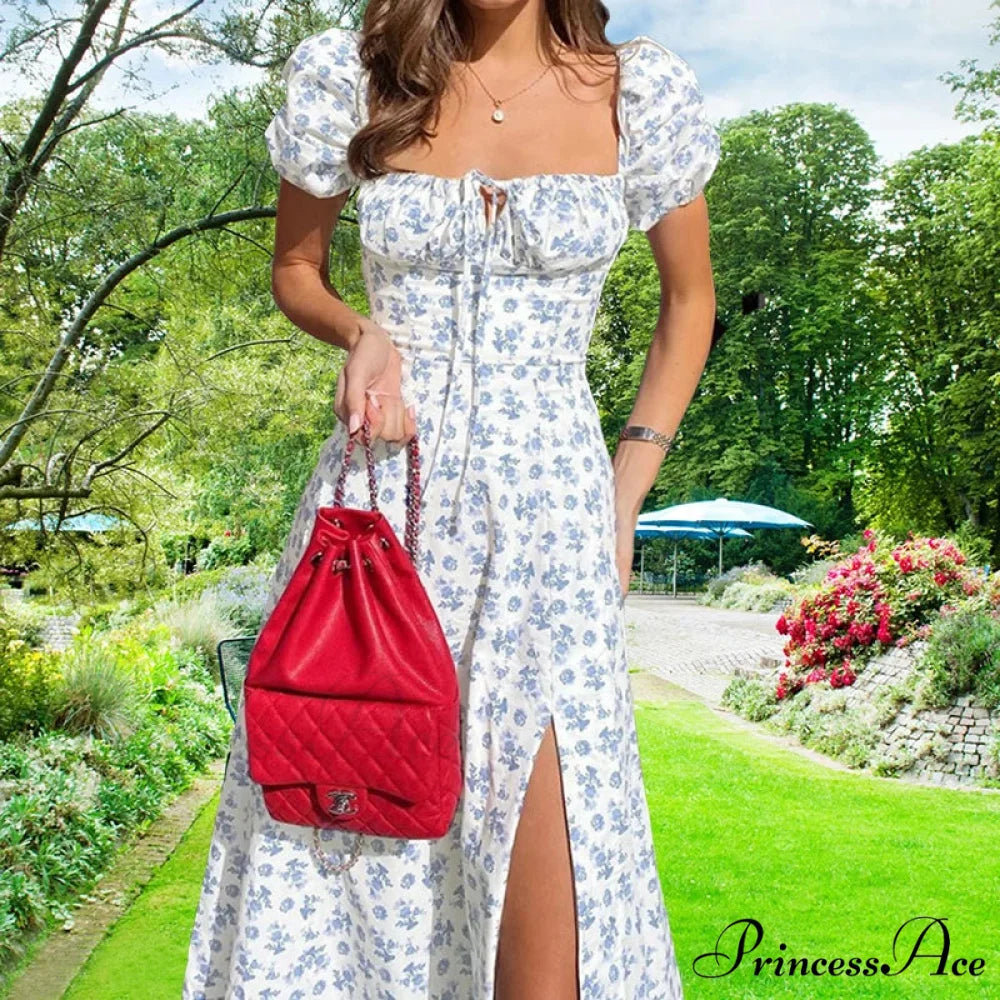 Tiny New Blossoming Narrow Fit Opening Camisole Blossoming Dress creamy-white / S floraldress-250126