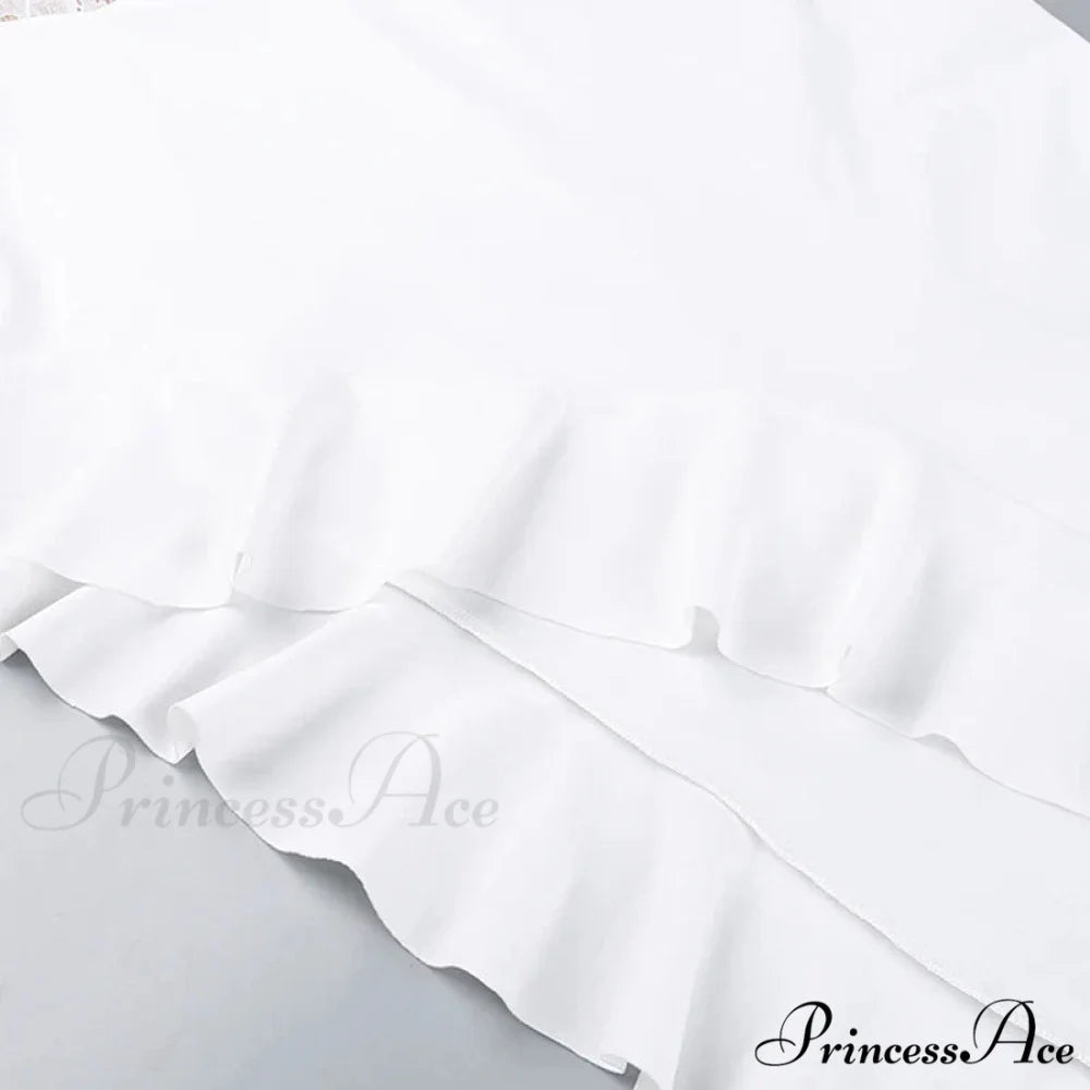 Townlike Ruffles Lace Patchwork Long Nightclub Sexy Party Bodycon Dress