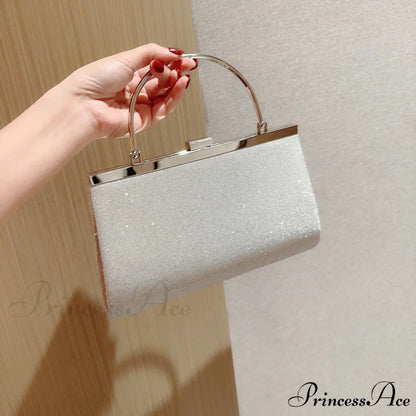 Traditional Folded Evening Bag Glittering Celebration Prom Handbag Dress Purse clutchbag-250126