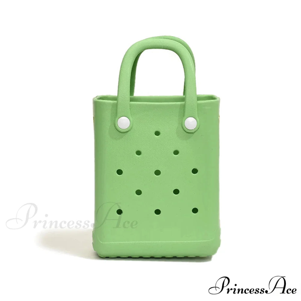 Travel Beach Handbag Shoulder Bag for Women Green / (20cm handbag-250126
