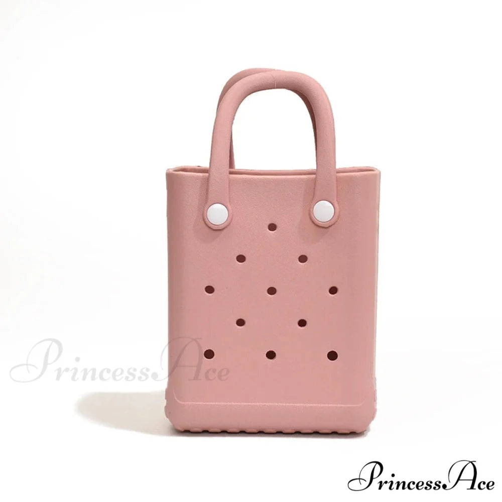 Travel Beach Handbag Shoulder Bag for Women Pink / (20cm handbag-250126