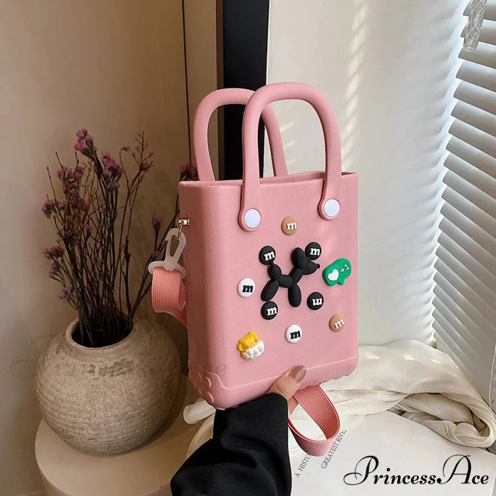 Travel Beach Handbag Shoulder Bag for Women pink1 / (20cm handbag-250126