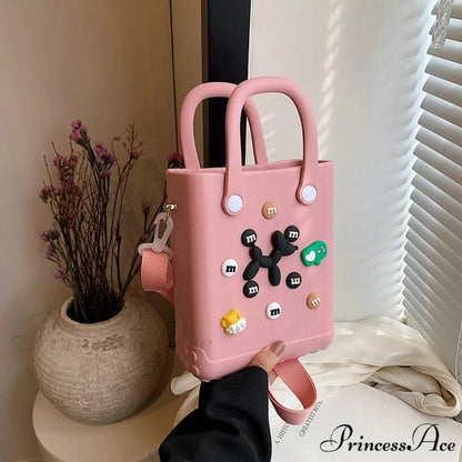 Travel Beach Handbag Shoulder Bag for Women pink1 / (20cm handbag-250126