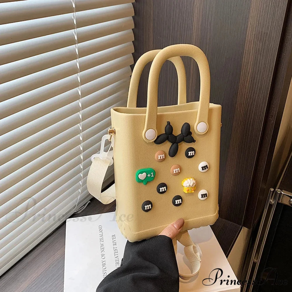 Travel Beach Handbag Shoulder Bag for Women yellow1 / (20cm handbag-250126