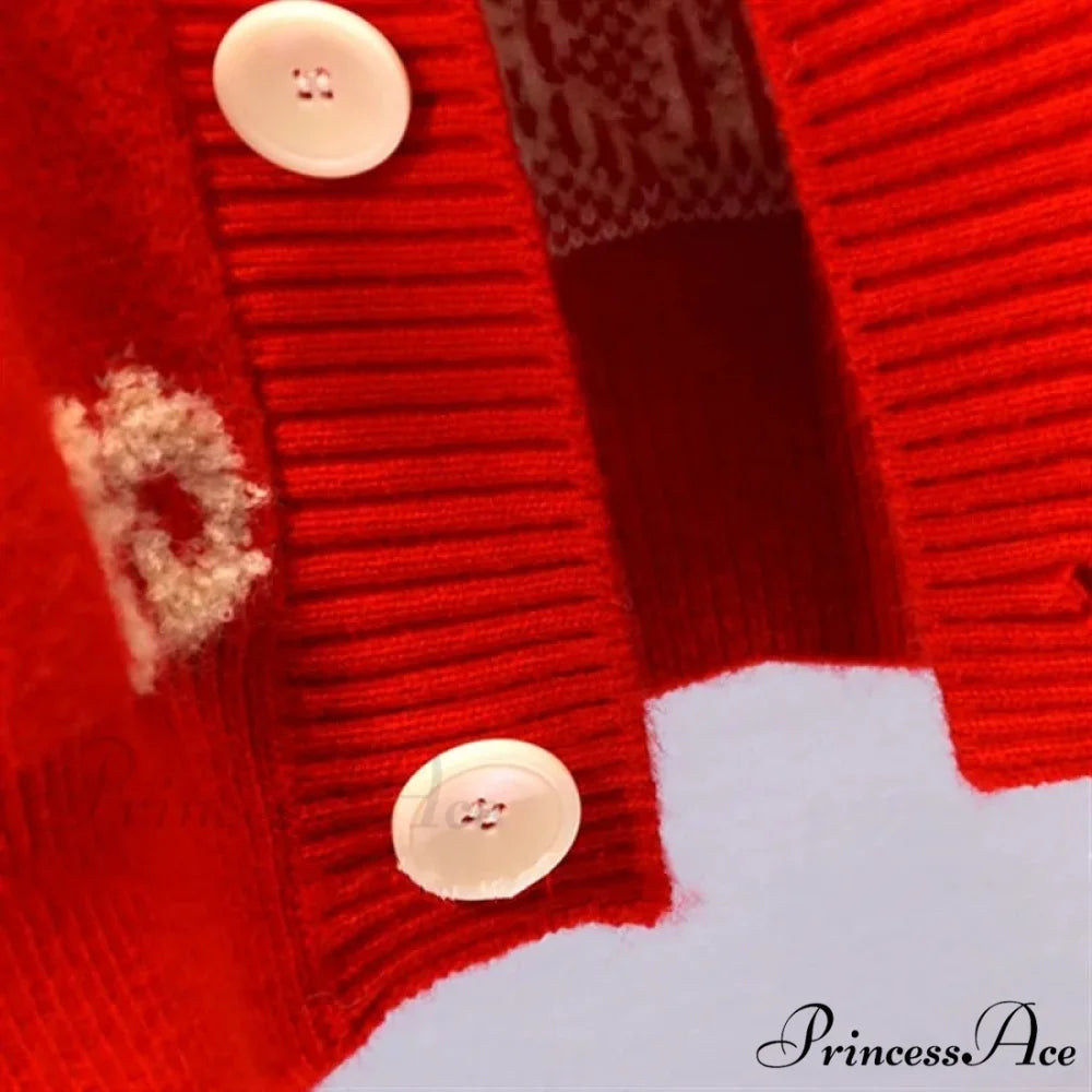 Ugly Christmas Vintage Y2K Knit Cardigan