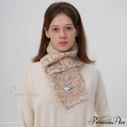 Unique Elegant Fashionable Cozy Warm Multi-color Stylish Modern Scarf Azure Blue