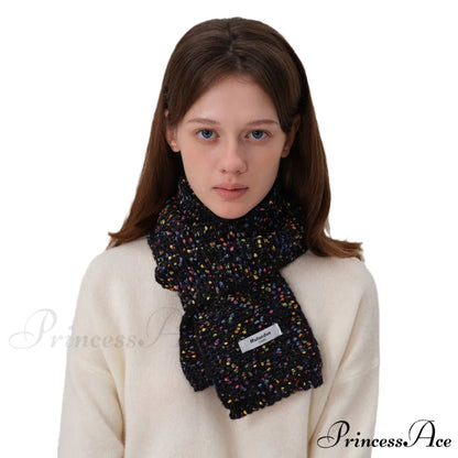 Unique Elegant Fashionable Cozy Warm Multi-color Stylish Modern Scarf Azure Blue