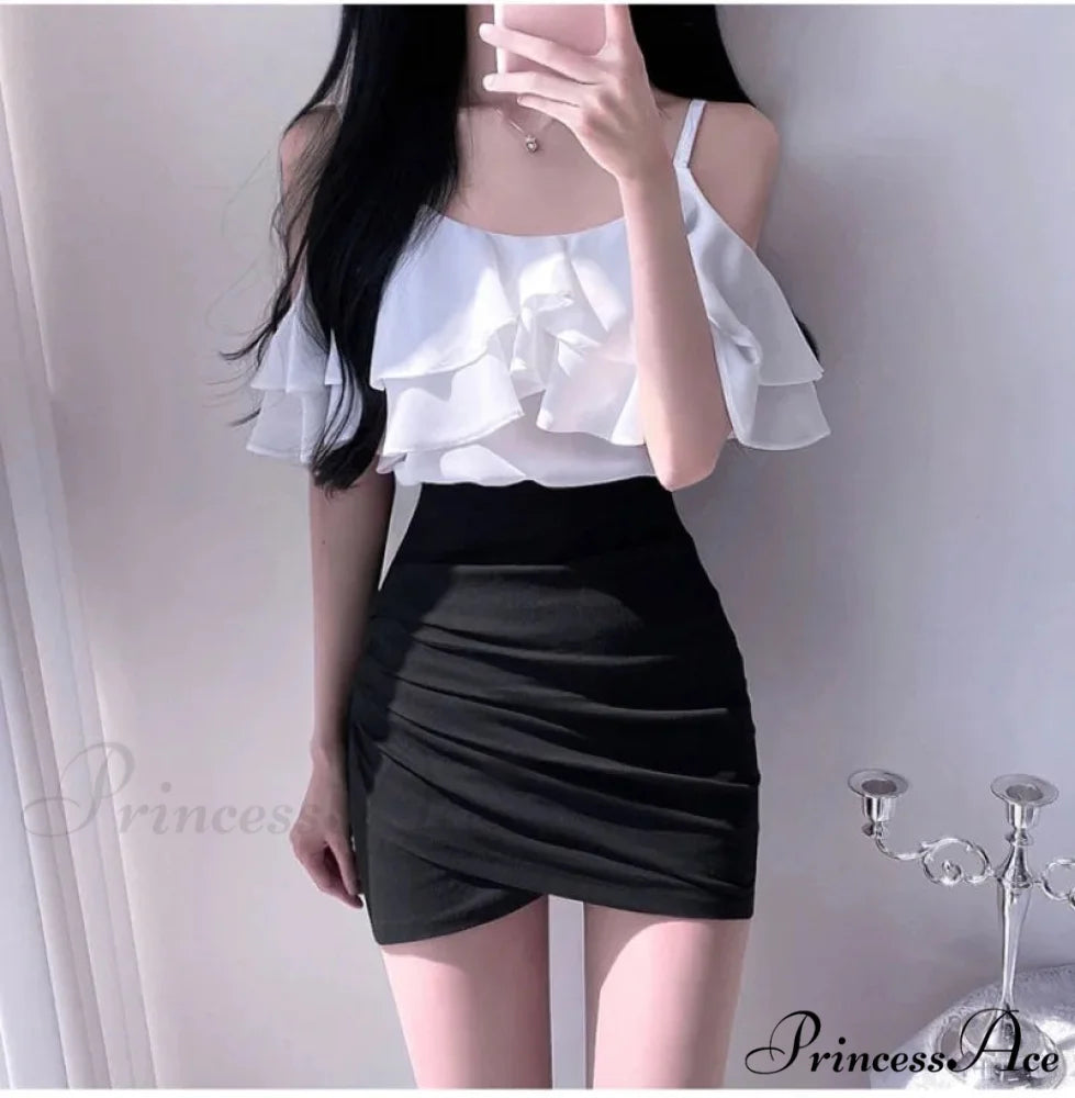 Unpredictable Writing Utensil Stretchy Skirt skirts-250223