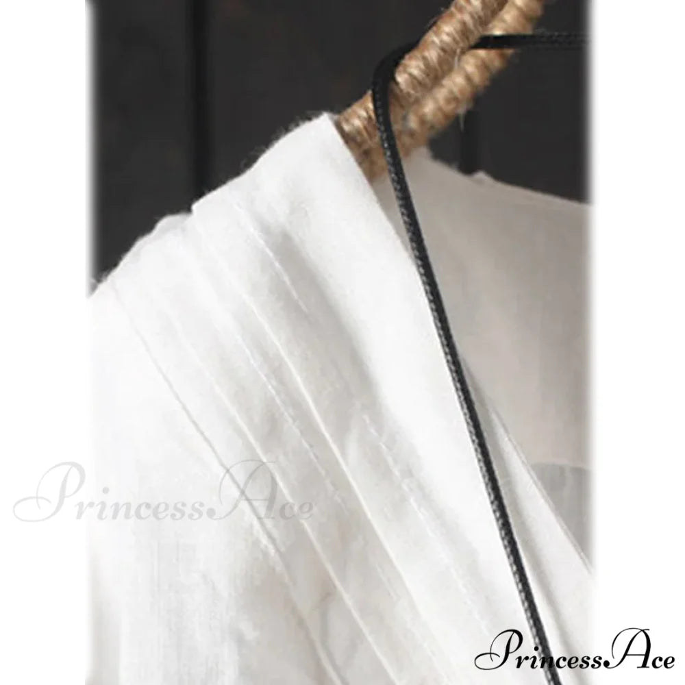 V Half Neck Arm for Blouse Solid Top Women