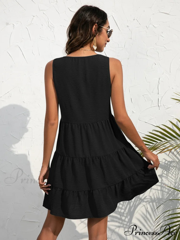 V-Neck Boho Beach Sexy Dresses