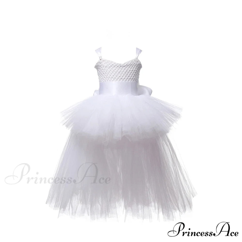 V-neck Gown Girls Gown Party Evening 1-14 Costume Tutu Ball Black Birthday with Halloween Train for Kids for Years