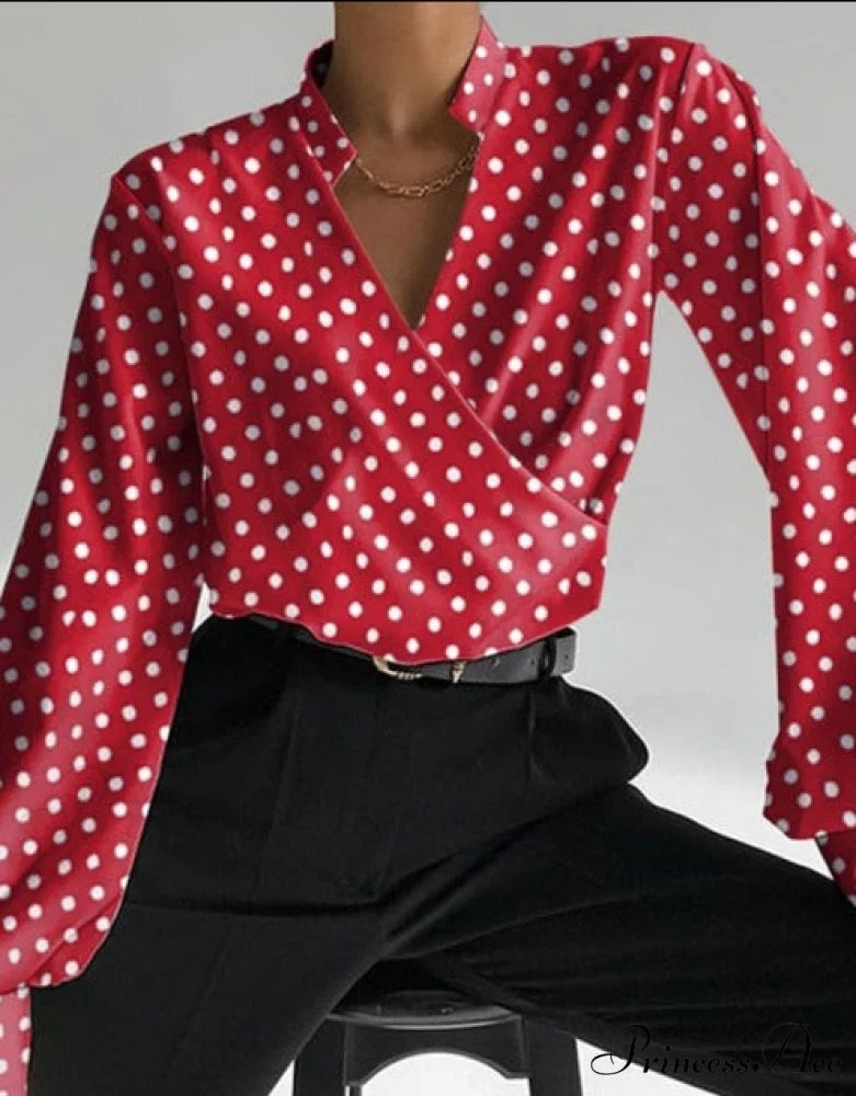 V-NECK SHIRT - TIARA