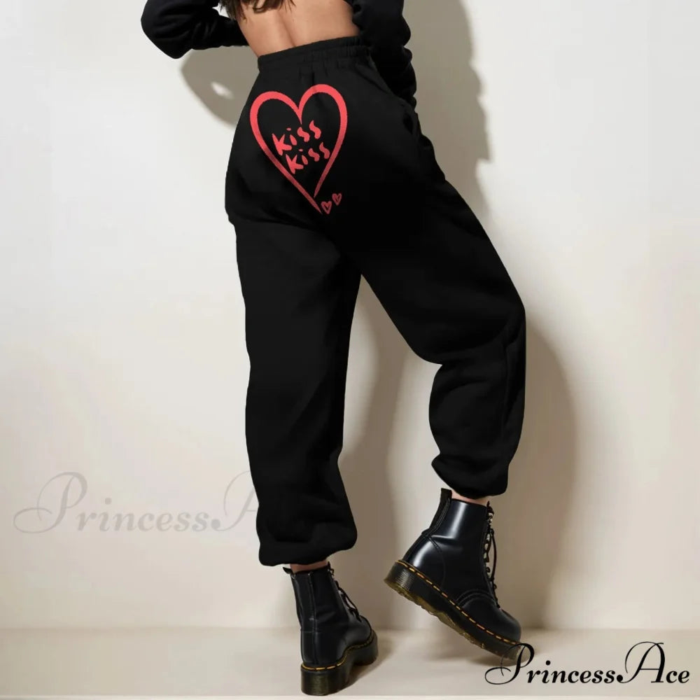 Valentine’s Day Pair Runner Trousers Wine / S pants-241228