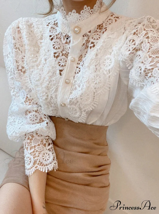 Valerie Blouse with Petal Design