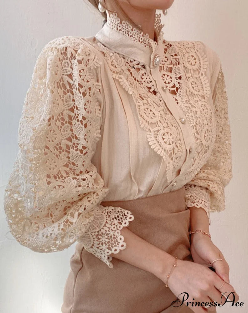 Valerie Blouse with Petal Design