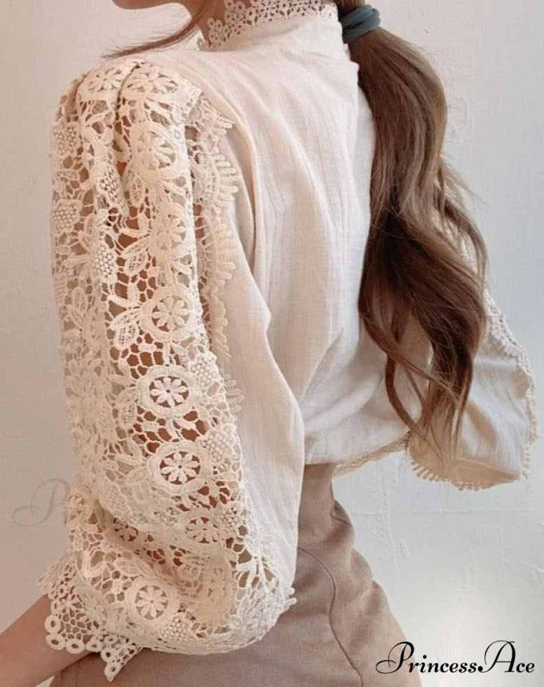 Valerie Blouse with Petal Design