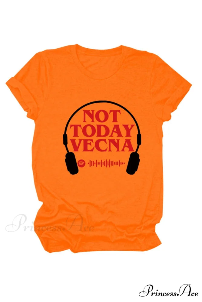 Vecna Printed T-shirt Orange / S