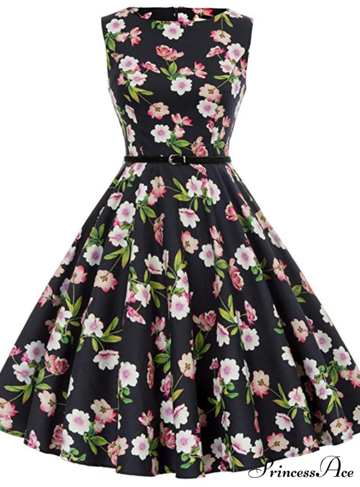 Vintage 1950’s Short Print Dress