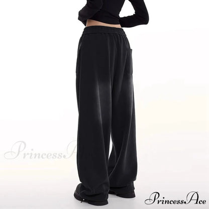 Vintage Emerald Ombre Wide Leg Trousers pants-241228