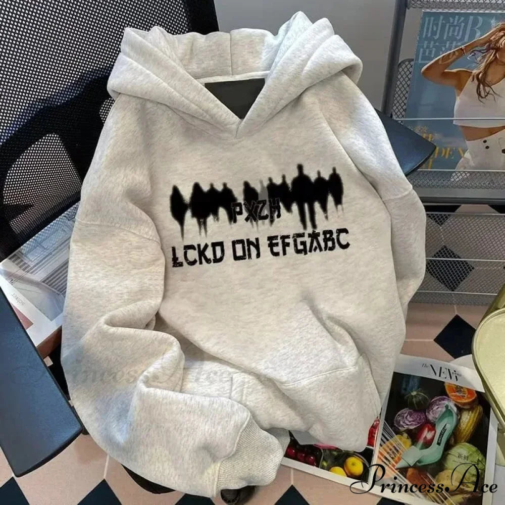 Vintage Gothic Graphic Hoodie hoodies-241228