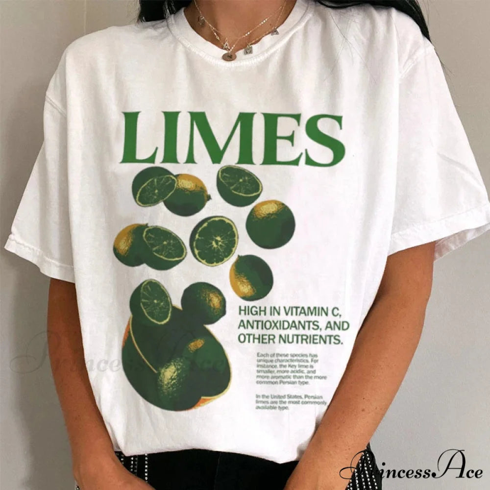 Vintage Green Graphic Baggy T-shirt WHITE / S t-shirt-250223