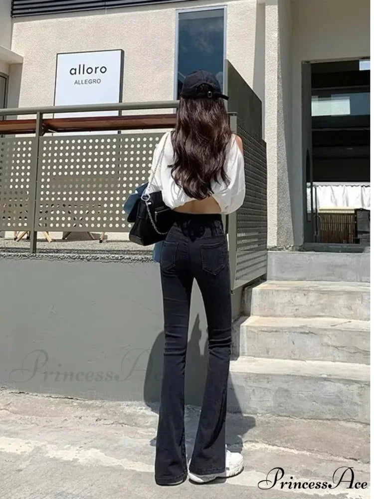 Vintage Harajuku Teenagers Y2k Aesthetic Clothing Autumn Baggy Fashion Clothes for Women’s Jean