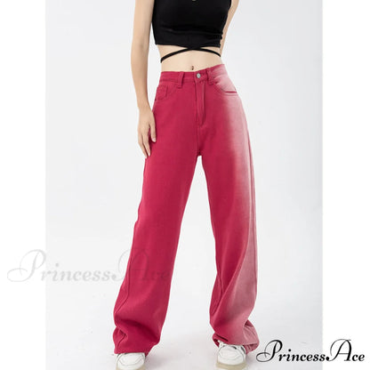 Vintage High Waist Streetwear Fashion Jeans