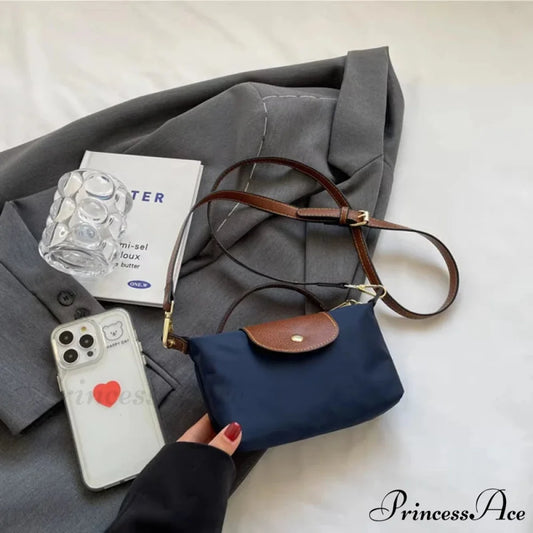 Vintage Nylon Dumpling Shoulder Messenger Handbag handbag-250126