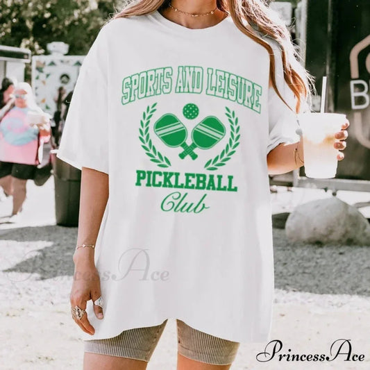 Vintage Pickleball Club T-shirt WHITE / S t-shirt-250223