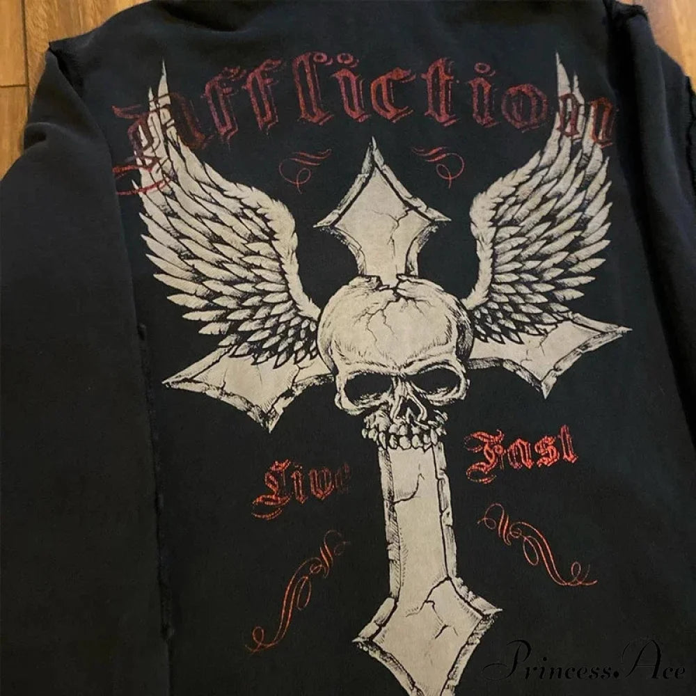 Vintage Rebel Autumn Sweatshirt hoodies-241228