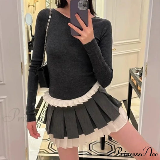 Vintage Slim Pleated Suit apricot / S