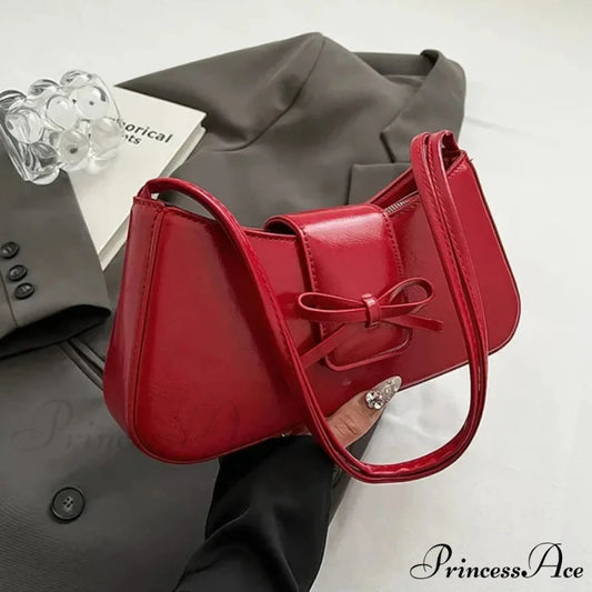 Vintage Spring Faux Leather Underarm Shoulder Bag shoulder-250126