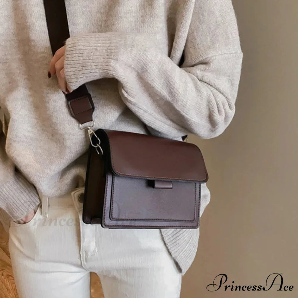 Vintage Square Broad Strap Crossbody crossbody-250126