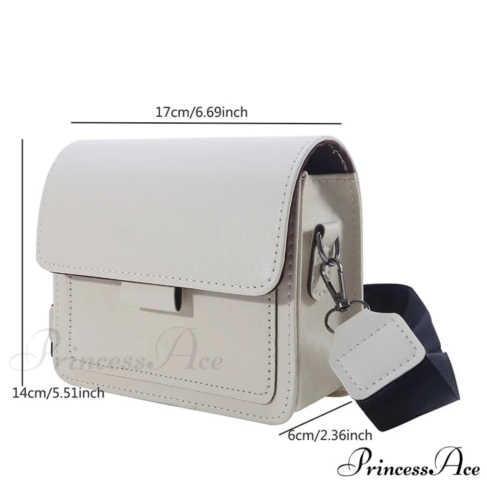 Vintage Square Broad Strap Crossbody crossbody-250126