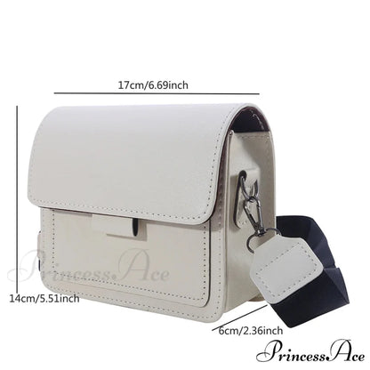 Vintage Square Broad Strap Crossbody crossbody-250126
