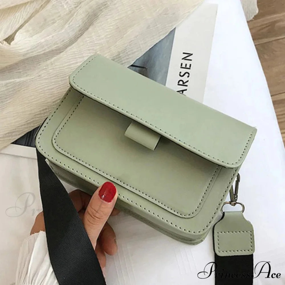 Vintage Square Broad Strap Crossbody crossbody-250126