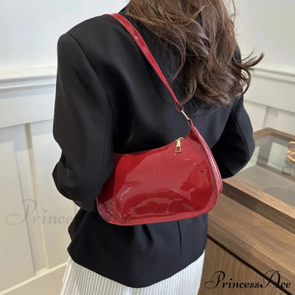 Vivid Color Solid Square Shoulder Bag shoulder-250126